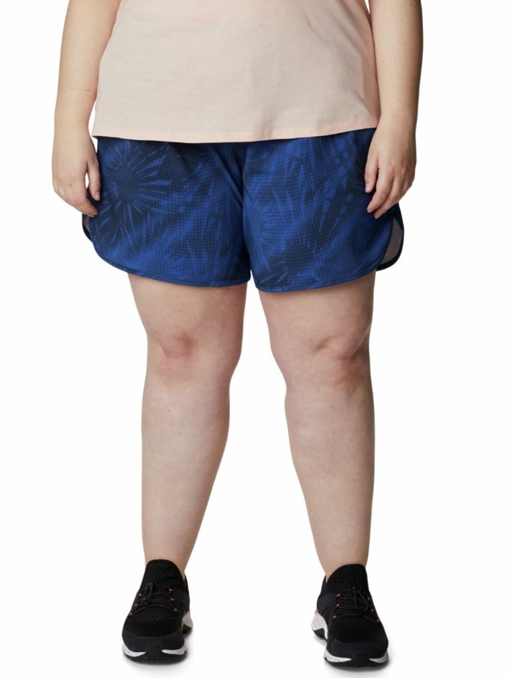 Columbia Womens Plus Size Bogata Bay Printed Stretch Shorts